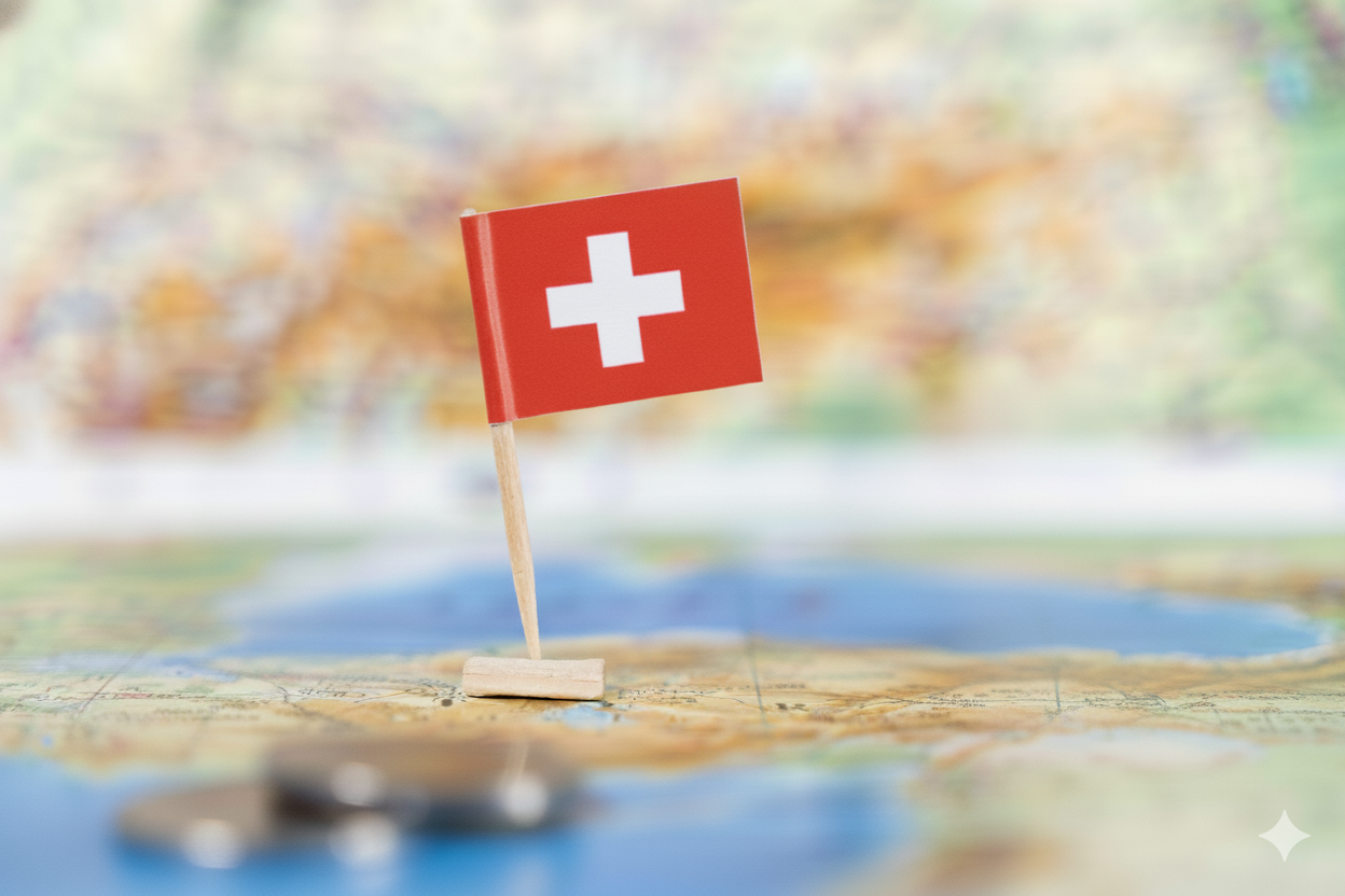 Fiskalvertretung Schweiz – Karte mit Paketen